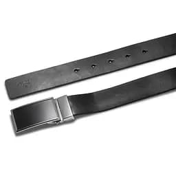 Ремінь чоловічий шкіряний Semi Line Black/Blue (P8234-0 S) - мініатюра 3