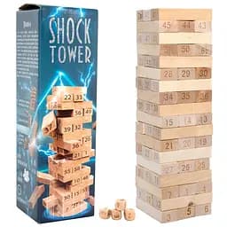 Настільна гра "Shock Tower" Strateg 30858, 45 брусків - мініатюра 2
