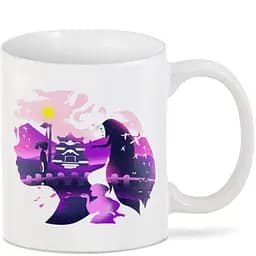 Кухоль GeekLand Занесені Привидами Spirited Away силует Тихіро 01.07.470 330 мл білий