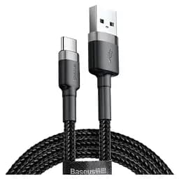 Кабель Baseus USB2.0AM-Type-C M, 1 м,(20V/3A), (60W) Сірий-Чорний,CATKLF-BG1 (CATKLF-BG1)