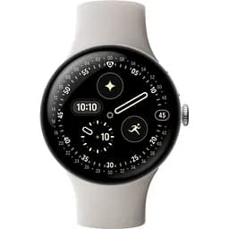 Смарт-годинник Google Pixel Watch 4 41mm Wi-Fi Polished Silver Aluminum case/Porcelain Active Band [164403] - мініатюра 3