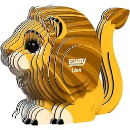 Збірна 3Д модель Eugy Зоопарк Лев (XEG-070)
