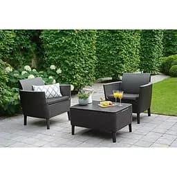 Комплект садових меблів Allibert Keter Salemo balcony set графіт - мініатюра 6