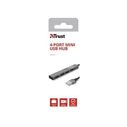 Концентратор Trust Halyx Aluminium 4-Port Mini USB Hub (23786_TRUST) - мініатюра 12