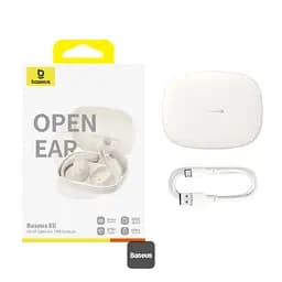 Навушники Baseus Eli 10i Fit Open-Ear TWS спортивні амбушюри для бігу, тренажерного залу та їзди на велосипеді – білі - мініатюра 10