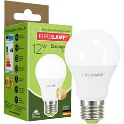 Світлодіодна лампа Eurolamp LED Ecological Series, А60, 12W, E27, 3000K (LED-A60-12273(P))