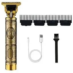 Професійна акумуляторна машинка триммер RAF R.430 для стрижки волосся бороди з насадками 5 Вт
