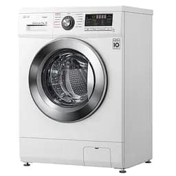 Пральна машина LG з фронтальним завантаженням F1296HDS3, 7кг, 1200, A+++, Пар, глибина 44см, Дисплей, Інвертор, Білий (F1296HDS3) - мініатюра 7