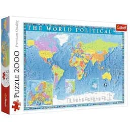 Пазл Trefl Политическая карта мира 2000 эл. (27099)