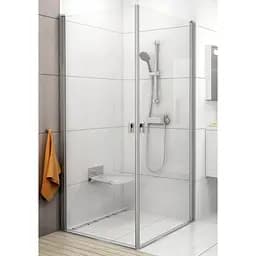 Душевая кабина Ravak Chrome CRV1 + CRV1 90 см хром+прозрачный 1QV70C01Z1