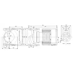 Циркуляційний насос Grundfos Magna1 50-100 F 280 (99221335) - мініатюра 2