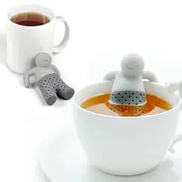 Силіконовий заварник для чаю - Mr. Tea, сірий - мініатюра 4