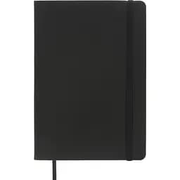 Блокнот діловий Buromax Logo2U Touch Me А5 96 арк. в клітинку обкладинка зі штучної шкіри чорний (BM.295102-01)