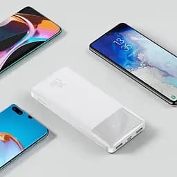 Портативний акумулятор Baseus Bipow Digital Display OE 10000mAh 20w (PPBD050502) білий - мініатюра 5