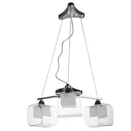 Люстра подвесная Brille галогенная для кухни G9 40W CH (BR-01425S/3)