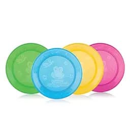 Набір плоских тарілочок Nuby, 4 шт. (65670)