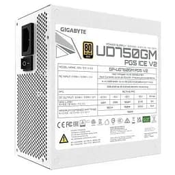 Блок живлення GIGABYTE 750W (GP-UD750GM PG5 ICE) - мініатюра 5