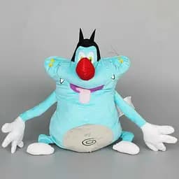 М'яка іграшка 38 см Кіт на ім'я Оггі мультфільм Оггі і таргани Oggy et les Cafards cartoon ОС - мініатюра 4