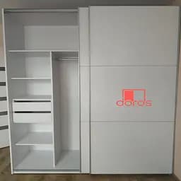 Шафа купе Doros G-Caiser 2 ДСП/3 частини 220х60х240 см Білий (42003007) - мініатюра 8