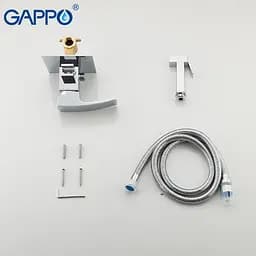 Змішувач для душу вбудованний гігієнічний (прихований монтаж) Gappo Jacob 1/8, Хром G7207-1 - мініатюра 4