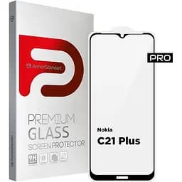 Стекло защитное Armorstandart Pro Nokia C21 Plus Black (ARM62198)