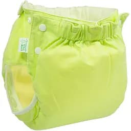 Подгузник трикотажный Эко Пупс Active Premium 3 (5-9 кг), с вкладышем Abso Maxi, зеленый, 1 шт.