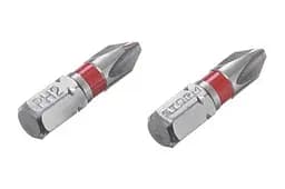 Біта викруткова Intertool насадка хрестоподібна PH2 x 25 мм Storm в упаковці 2 шт. - мініатюра 2