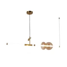 Підвісний світильник LED Levistella 79112209 led (1000) AB+BR, 1050x300 мм, вінтажний стиль для вітальні