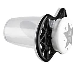 Силіконова ортодонтична пустушка Nuvita Air55 Cool Baby Star, 0+ міс., чорний (NV7064IB) - мініатюра 2