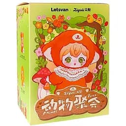 Коллекционная мягкая игрушка с кольцом Pop Top Letsvan Ziyuli Пати зверюшек в ассортименте (17Zl-0601)