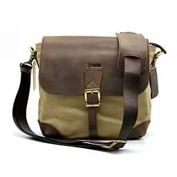 Чоловіча шкіряна сумка через плече TARWA 25х26х8.5 см sum0025867