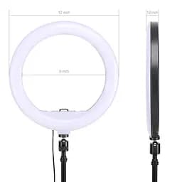 Тримач з кільцевим освітленням Bluetooth 12" YQ-320A light set (Kit2) 170cm Stand, Plug Powered - мініатюра 5