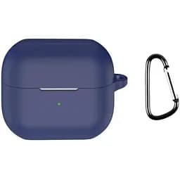 Чехол-накладка DK для Samsung Galaxy Buds 3 / 3 Pro (R530 / R630) | Silicone Candy Friendly карабин (dark