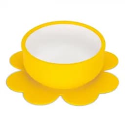 Тарелочка силиконовая глубокая Baboo, желтый (90426)
