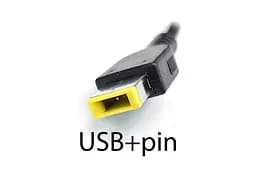 Блок живлення для Lenovo Flex 10, 14, 15 (20V 3.25A 65W (USB+pin)) High - мініатюра 2