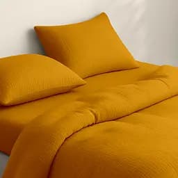 Наволочка Cosas Orange муслінова 40х60 см гірчична (0017Muslin_Orange_40x60) - мініатюра 6