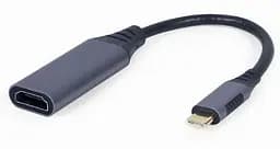 Переходник Cablexpert USB Type-C - HDMI (M/F), 0,15 м, Black (A-USB3C-HDMI-01)