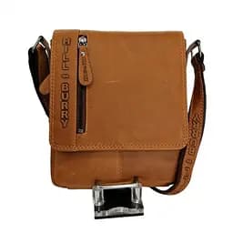 Чоловіча шкіряна сумка Hill&Burry 22х19х5 см sum0026490