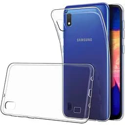 TPU чехол Epic Transparent 1.5mm для Samsung Galaxy A10 (A105F) Бесцветный (прозрачный)