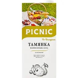 Винный напиток Picnic Тамянка по Болгарски белое полусладкое 1 л
