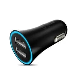 Автомобільний зарядний пристрій Hoco UC204 Car Charger 2USB 2.4 A Чорний