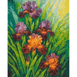 Картина за номерами на підрамнику Brushme Магія квітів Oleg Loburak