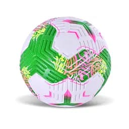 М'яч футбольний FB25537Green розмір №5, PU, ​​420 гр