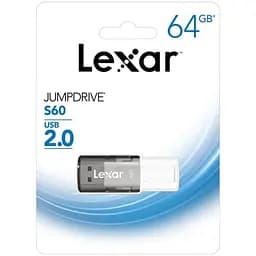 USB флеш-накопичувач Lexar JumpDrive S60 64GB USB-A 2.0 (LJDS060064G-BNBNG) - мініатюра 5