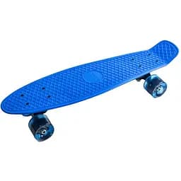 Скейт Пенні Борд A-Toys Penny Board Maraton зі світловими колесами з декою 55 см синій