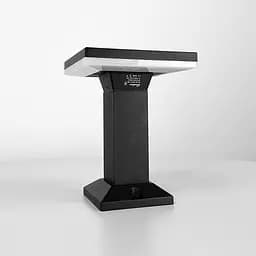 Ландшафтний світильник стовпчик з квадртаним верхом 20х15 см | Line F | Арт. 76107-2