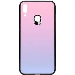 Чохол-накладка Toto Gradient Glass Case HuAwei Y7 2019 Pink