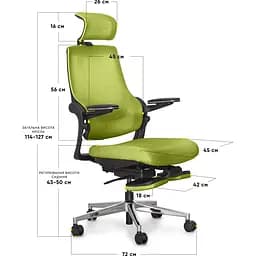 Офісне крісло Mealux Y-565 KZ (Y-565 KZ)  - мініатюра 3