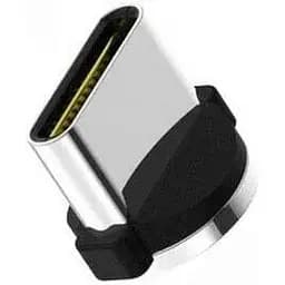 Магнітний конектор для кабелю зарядки Topk Led AM23 Type-C Black (my019)