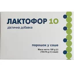 Дієтична добавка Лактофор для ослаблення дефекації 10 саше